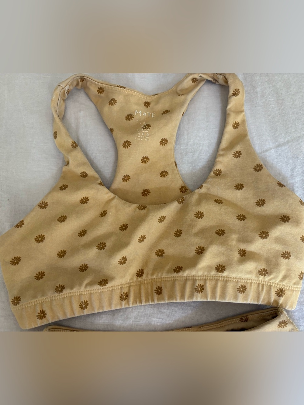 MATE the Label athletic set chamomile XS - Picture 3 of 5